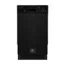 Forno Polo 18-Inch Dishwasher in Black (FDWBI8041-18BLK)