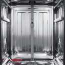 Forno 5-Piece Appliance Package - 30-Inch Induction Range, Under Cabinet Range Hood, Refrigerator, Dishwasher, and  30-Inch Microwave Oven in Black with Antique Brass Trim