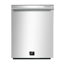 Forno 4-Piece Appliance Package - 48-Inch Gas Range, 60-Inch Pro-Style Refrigerator, 24-Inch Microwave Oven, & 3-Rack Dishwasher in Stainless Steel