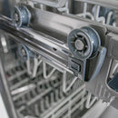 Forno 4-Piece Appliance Package - 36-Inch Dual Fuel Range, Wall Mount Range Hood, 36-Inch French Door Refrigerator, and Dishwasher in Stainless Steel