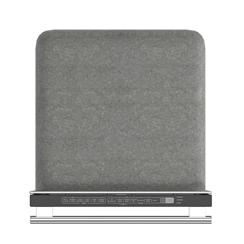 Forno 4-Piece Appliance Package - 36-Inch Gas Range, Wall Mount Range Hood, 60-Inch Built-In Convertible Refrigerator, and Dishwasher in Stainless Steel