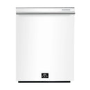 Forno Espresso Pozzo 24-Inch Built-In Tall Tub Top Control Dishwasher, 49 dBA, in White with Stainless Steel Handle (FDWBI8067-24WHT)