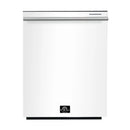 Forno Espresso Pozzo 24-Inch Built-In Tall Tub Top Control Dishwasher, 49 dBA, in White with Stainless Steel Handle (FDWBI8067-24WHT)