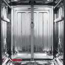 Forno 4-Piece Appliance Package - 36-Inch Dual Fuel Range, Wall Mount Range Hood, 60-Inch Built-In Convertible Refrigerator, and Dishwasher in White with Antique Brass Handle