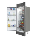 Forno Maderno 28-Inch Built-In 13.6 Cu.Ft. Convertible Refrigerator in Stainless Steel, Left Swing with Decorative Grill (FFFFD1722-32LSG)