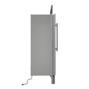 Forno Maderno 28-Inch Built-In 13.6 Cu. Ft. Convertible Refrigerator in Stainless Steel, Right Swing with Decorative Grill (FFFFD1722-32RSG)