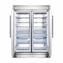 Forno 2-Piece Appliance Package - 48-Inch Dual Fuel Range and 60-Inch Built-In Refrigerator in Stainless Steel (FBDL-017-03CAUS)