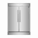 Forno 2-Piece Appliance Package - 48-Inch Dual Fuel Range and 60-Inch Built-In Refrigerator in Stainless Steel