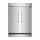 Forno 2-Piece Appliance Package - 48-Inch Gas Range and 60-Inch Built-In Refrigerator in Stainless Steel