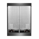 Forno 5-Piece Appliance Package - 36-Inch Dual Fuel Range, 60-Inch Pro-Style Refrigerator, Wall Mount Hood, 24-Inch Microwave Drawer, & 3-Rack Dishwasher in Stainless Steel