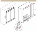 Forno 2-Piece Appliance Package - 48-Inch Dual Fuel Range and 60-Inch Built-In Refrigerator in Stainless Steel (FBDL-017-03CAUS)
