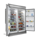 Forno 4-Piece Appliance Package - 36-Inch Gas Range, Wall Mount Range Hood, 60-Inch Built-In Convertible Refrigerator, and Dishwasher in Stainless Steel