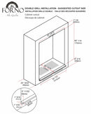 Forno 2-Piece Appliance Package - 48-Inch Gas Range and 60-Inch Built-In Refrigerator in Stainless Steel