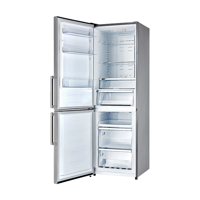 Forno Guardia 23.4-Inch 10.8 cu.ft. Bottom Freezer Left Swing Door Refrigerator in Stainless Steel (FFFFD1778-24LS)