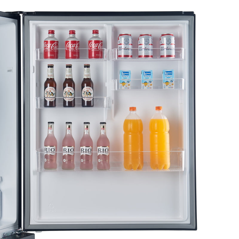 Forno 2-Piece Appliance Package - 30-Inch Espresso Electric Range & 31-Inch Refrigerator/Bottom Freezer in Black with Antique Brass Handle