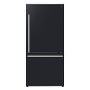 Forno 2-Piece Appliance Package - 30-Inch Induction Range and 31-Inch Refrigerator, Right Hinge in Black with Antique Brass Handle (FBDL-015-11CAUS)