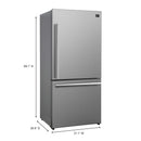 Forno 2-Piece Appliance Package - 30-Inch Electric Range and 31-Inch Refrigerator, Right Hinge in Stainless Steel (FBDL-013-01CAUS)