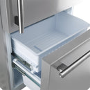 Forno Milano Espresso 31-Inch 17.2 cu. ft. Refrigerator and Bottom Freezer in Stainless Steel, Right Hinge (FFFFD1785-31S)