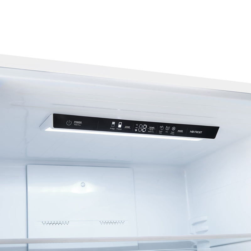 Forno 3-Piece Appliance Package - 30-Inch Espresso Electric Range, Under Cabinet Range Hood, & 31-Inch Refrigerator in White with Antique Brass Handle