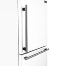 Forno 2-Piece Appliance Package - 30-Inch Induction Range and 31-Inch Refrigerator, Right Hinge in White with Stainless Steel Handle (FBDL-015-06CAUS)