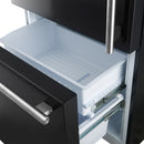 Forno 2-Piece Appliance Package - 30-Inch Induction Range and 31-Inch Bottom Freezer Door Refrigerator in Black with Antique Brass Handle (FBDL-015-12CAUS)