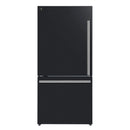 Forno 2-Piece Appliance Package - 30-Inch Induction Range and 31-Inch Bottom Freezer Door Refrigerator in Black with Stainless Steel Handle (FBDL-015-12CAUS)