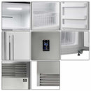 Forno 28-Inch 13.8 Cu.Ft. Convertible Refrigerator/Freezer in Stainless Steel (FFFFD1933-28LS)