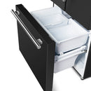 Forno 2-Piece Appliance Package - 30-Inch Slide-In Induction Range and 30-Inch French Door Refrigerator in Black with Stainless Steel Handle (FBDL-014-15CAUS)