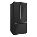 Forno 2-Piece Appliance Package - 30-Inch Induction Range and 30-Inch French Door Refrigerator in Black with Stainless Steel Handle (FBDL-015-15CAUS)
