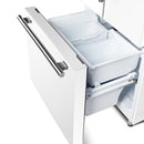 Forno 2-Piece Appliance Package - 30-Inch Slide-In Induction Range and 30-Inch French Door Refrigerator in White with Stainless Steel Handle (FBDL-014-10CAUS)