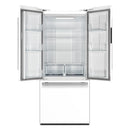 Forno 2-Piece Appliance Package - 30-Inch Induction Range and 30-Inch French Door Refrigerator in White with Stainless Steel Handle (FBDL-015-10CAUS)