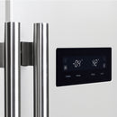 Forno Espresso 3-Piece Appliance Package - 30-Inch Electric Range with 5.0 Cu.Ft. Electric Oven, Built-In Refrigerator, and Under Cabinet Range Hood in White with Stainless Steel Trim