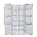 Forno Espresso 3-Piece Appliance Package - 30-Inch Electric Range with 5.0 Cu.Ft. Electric Oven, Built-In Refrigerator, and Under Cabinet Range Hood in White with Stainless Steel Trim