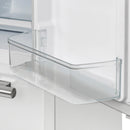 Forno 5-Piece Appliance Package - 30-Inch Electric Range, Under Cabinet Range Hood, French Door Refrigerator, Dishwasher, and 30-Inch Microwave Drawer in White with Antique Brass Trim