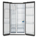 Forno 2-Piece Appliance Package - 30-Inch Slide-In Induction Range and 36-Inch Side by Side Refrigerator with Water Dispenser in Black with Antique Brass Handle (FBDL-014-14CAUS)