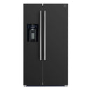 Forno 2-Piece Appliance Package - 30-Inch Slide-In Induction Range and 36-Inch Side by Side Refrigerator with Water Dispenser in Black with Stainless Steel Handle (FBDL-014-14CAUS)