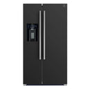 Forno 3-Piece Appliance Package - 30-Inch Induction Range, Refrigerator with Water Dispenser, and Dishwasher in Black with Antique Brass Trim