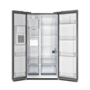 Forno 36-Inch Built-In Side-by-Side 20 cu.ft Refrigerator in Stainless Steel with Water Dispenser and Ice Maker with Grill (FFRBI1844-40SG)