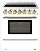 Forno Paolo 30-Inch Freestanding Electric Range in White (FFSEL6011-30WHT)