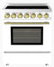 Forno Paolo 30-Inch Freestanding Electric Range in White (FFSEL6011-30WHT)