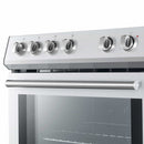 Forno Espresso 3-Piece Appliance Package - 30-Inch Electric Range, Refrigerator with Water Dispenser and Dishwasher in Stainless Steel