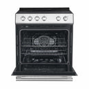 Forno Espresso 4-Piece Appliance Package - 30-Inch Electric Range, Under Cabinet Range Hood, Refrigerator and Dishwasher in Stainless Steel