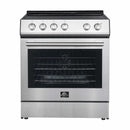 Forno 3-Piece Appliance Package - 30-Inch Electric Range, 31-Inch Refrigerator and Dishwasher in Stainless Steel (FBDL-011-01CA)
