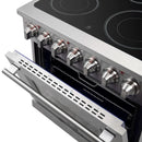 Forno 2-Piece Appliance Package - 30-Inch Electric Range and 36-Inch French Door Refrigerator in Stainless Steel (FBDL-013-03CAUS)