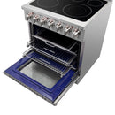 Forno 2-Piece Appliance Package - 30-Inch Electric Range and 36-Inch Side by Side Refrigerator with Water Dispenser in Stainless Steel (FBDL-013-04CAUS)