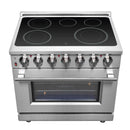 Forno 2-Piece Appliance Package - 36-Inch Electric Range and 31-Inch Refrigerator, Right Hinge in Stainless Steel (FBDL-013-06CAUS)