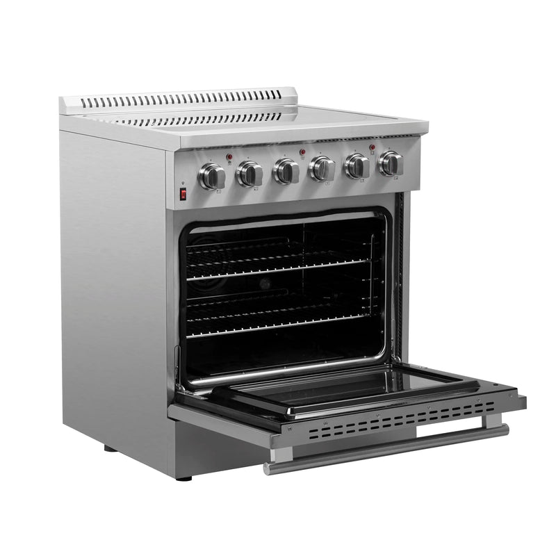 Forno Galiano 30-Inch Electric Range with Convection Oven in Stainless Steel (FFSEL6083-30)