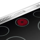 Forno Galiano 36-Inch French Door Electric Range with Convection Oven in Stainless Steel (FFSEL6917-36)