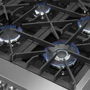 Forno 2-Piece Appliance Package - 60-Inch Dual Fuel Range and Wall Mount Range Hood in Stainless Steel