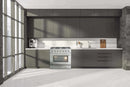 Forno 2-Piece Appliance Package - 48-Inch Gas Range  & 60-Inch Pro-Style Refrigerator in Stainless Steel (FBDL-019-04CAUS)